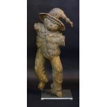 An interesting late 17th / early 18th Century secular oak carving of a scarecrow,