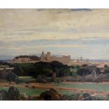 Richard Jack - Avignon, oil on artist board, signed and dated 1925 lower right, 50cm x 60cm,