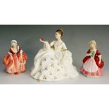 A Royal Doulton figure - My Love, HN2339, 16cm high; A Royal Doulton Figure - Valerie, HN2107,