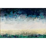 Kathleen Crow - Spring Storm, Norfolk, oil on canvas, signed lower right, 57cm x 75cm,