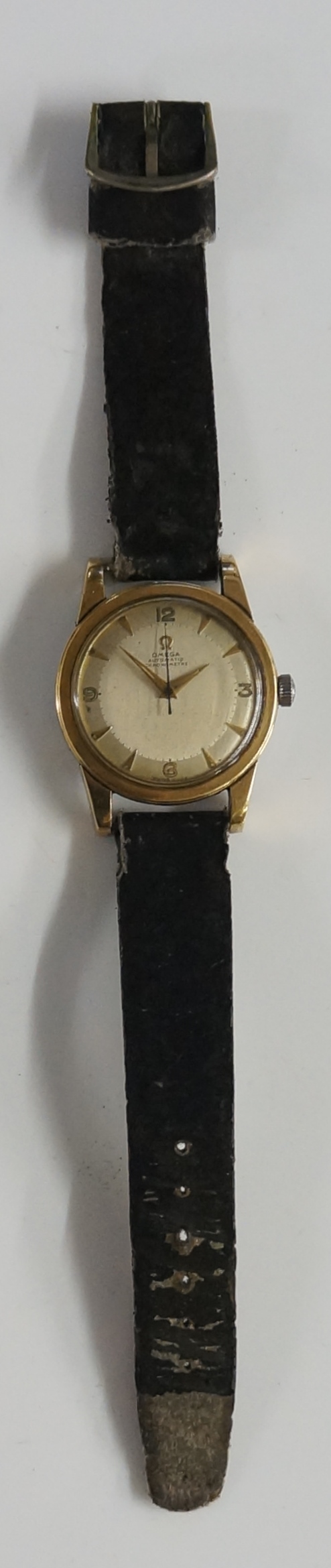 A gentleman's Omega gold plated and stainless steel wristwatch, - Image 2 of 2