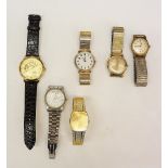 A selection of gents watches to include example by Sekonda, a faux Rolex automatic,