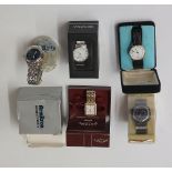 A bag of gents watches, to include examples by Rotary, Sekonda and Lorus, etc.