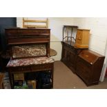 A large quantity of furniture, including