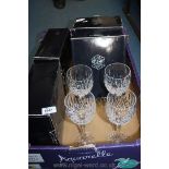 Eight Stuart Crystal Wine Glasses,
