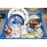 Miscellaneous china including Royal Copenhagen, Limoges, Royal Worcester,