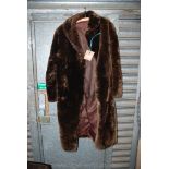A Beaver lamb fur Coat