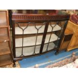 A Victorian Mahogany display Cabinet