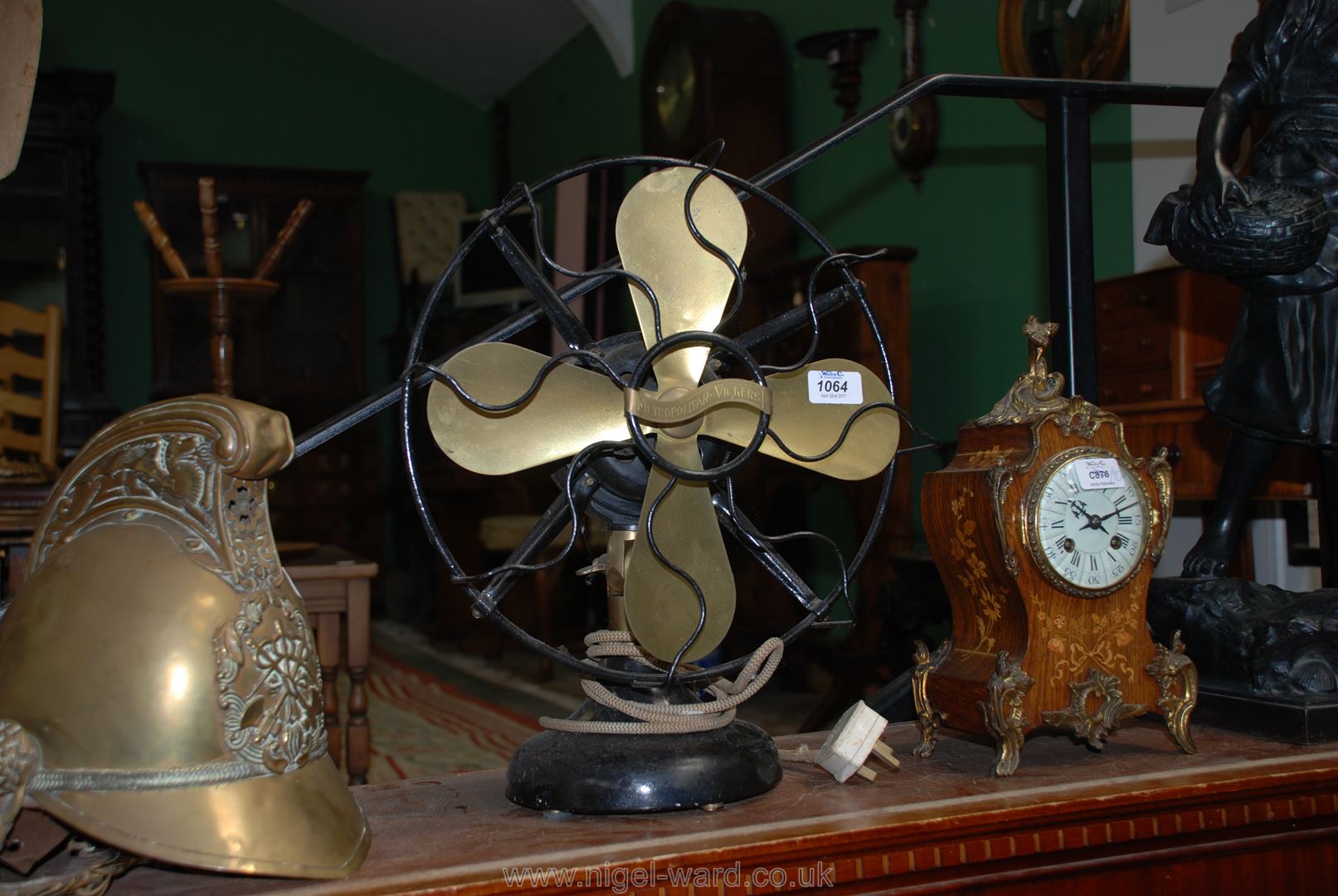 A 1920's Metropolitan Vickers Desk Fan - Image 2 of 2