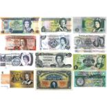 A quantity of mostly un-circulated Bank Notes including: Bank of England one pound,
