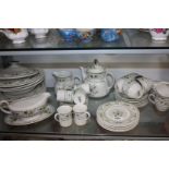 A Royal Doulton 'Provencal' Tea and Dinner Service including six dinner plates, six tea plates,