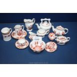 A quantity of Coalport 'Indian Tree' Miniatures