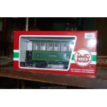 A Lehman Gross Bahn vintage passenger Car, boxed, no,