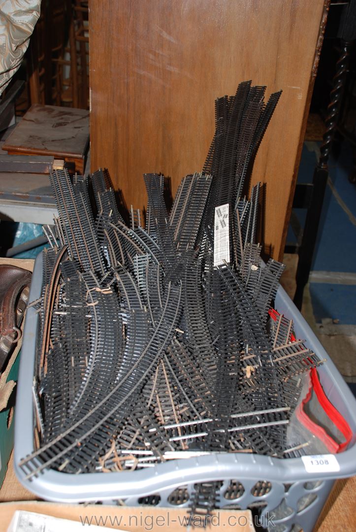 A large quantity of Hornby 00 gauge Track and other 00 gauge