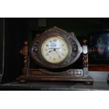 A Wooden Swing Mantle Clock