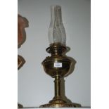 A Hinks Brass oil Lamp.