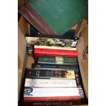 A box of Books, the last Murgul, 78 rpm records, etc.