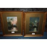 A pair of Oil paintings by H. C.