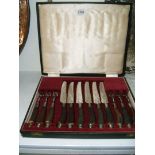 A set of James Dixon steak Knives and Forks