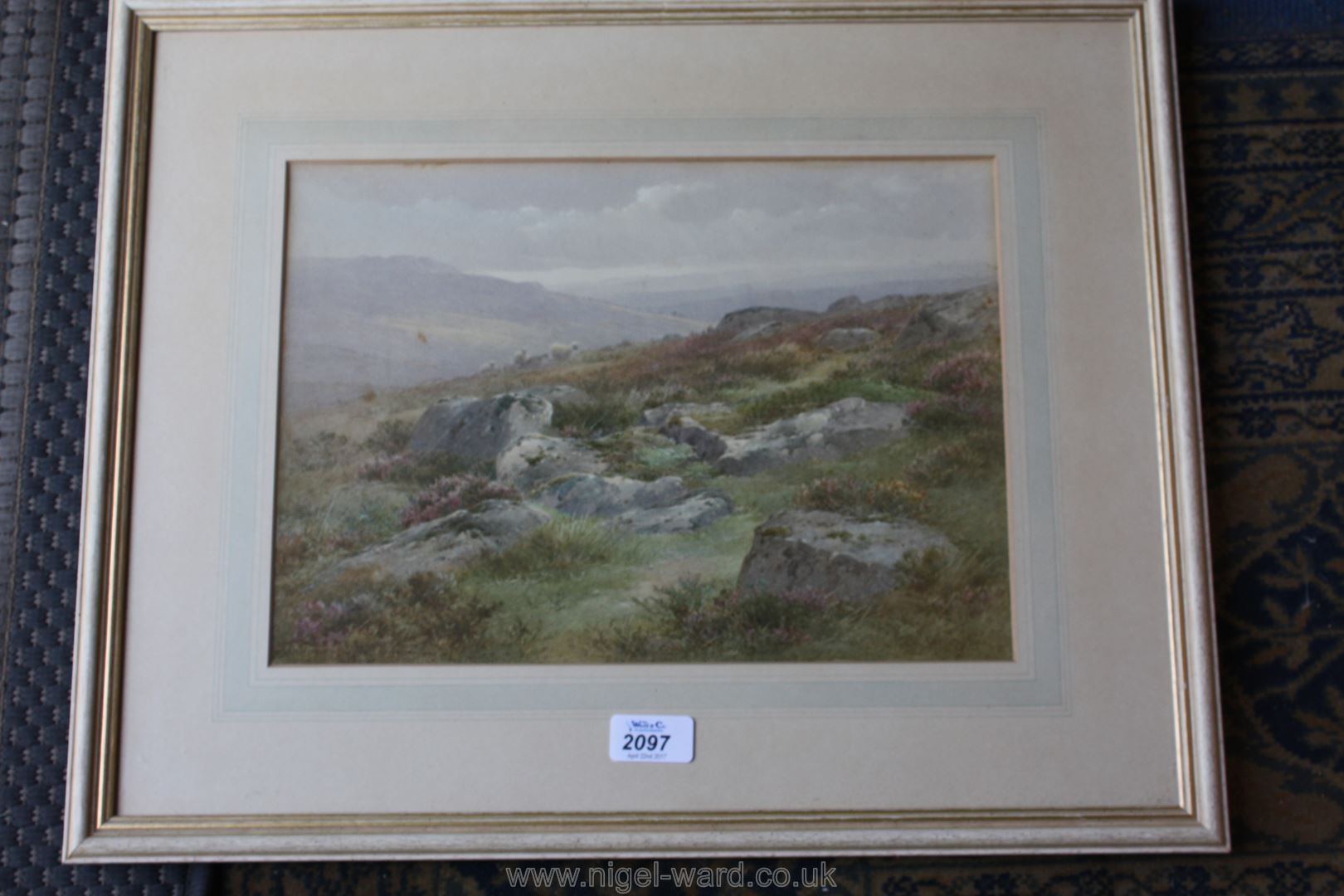 Charles E. Brittan: a Watercolour 'Nr Penberth, Cornwall'.