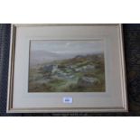 Charles E. Brittan: a Watercolour 'Nr Penberth, Cornwall'.