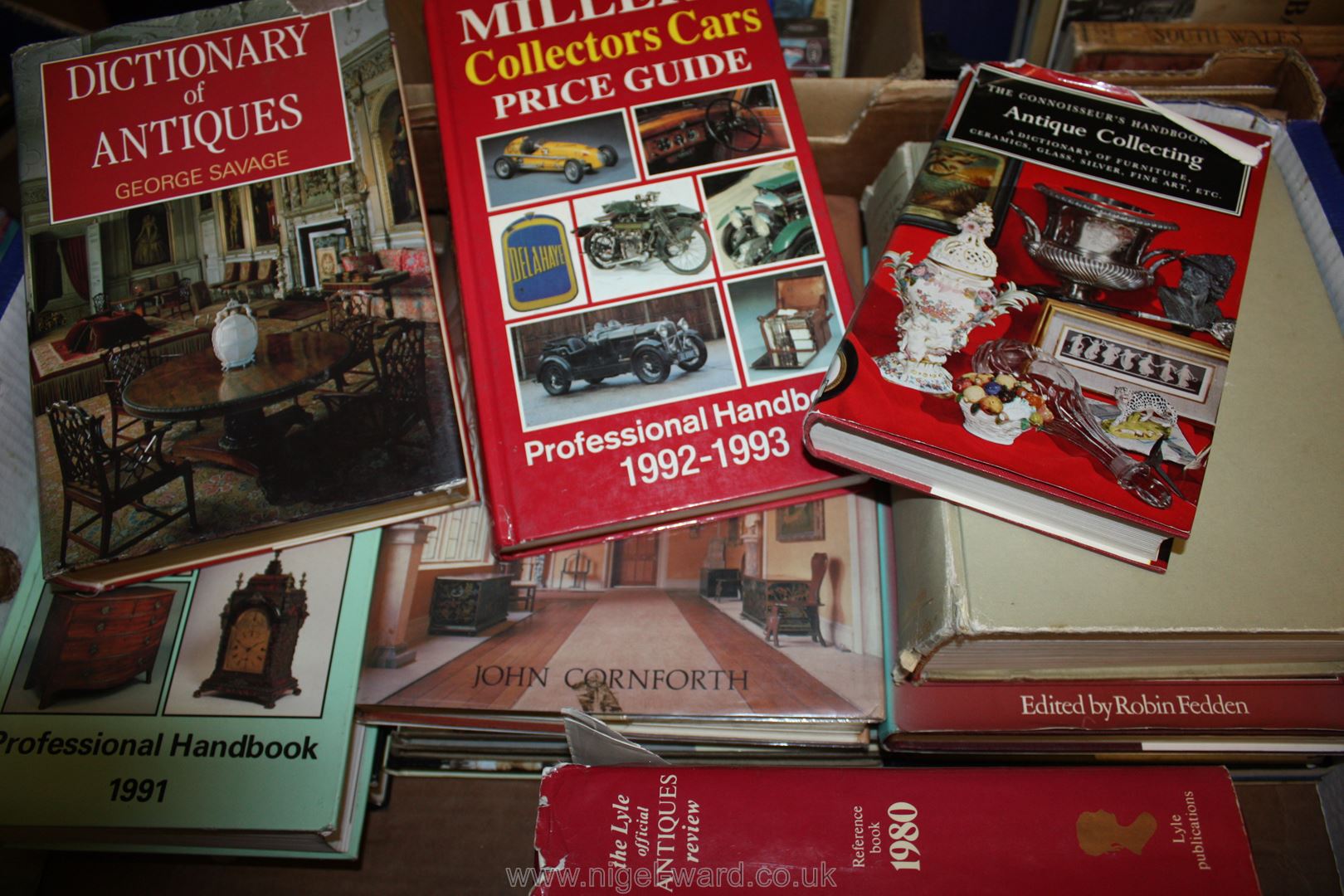 A box of Books incl. Millers, Antique guides, etc.