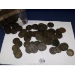 A quantity of old Pennies (approx.