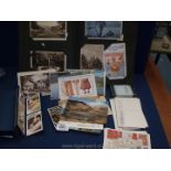 A Postcard album and loose cards