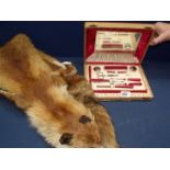 A Fox Stole and a Manicure set