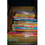 A box of Annuals, Tarzan, Shoot, Scorcher,