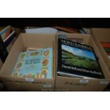 Two boxes of Books: Britain, children's books etc.