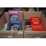 Two boxes of Books: Writing and Journalism and Science