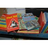 A box of Ladybird Books,