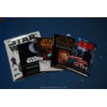 A box of Star Wars books