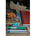 A Box of Cookery and other Books including River Cottage, Atlas of British Isles,