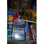 A Box of Books including Encyclopedia of Vegetable Gardening, Bound Volumes, Places,