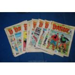 Twenty-six copies of The Dandy Comic from 1980's