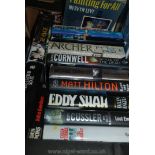 A Box of Books including Lost Empire, Fallen Angels,