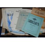 A Box of Sheet Music, Sibelias, Nino Rota, Liszt,