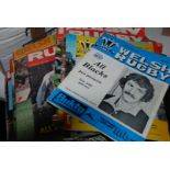 A good quantity of 1970's Rugby magazines, Rugby word,