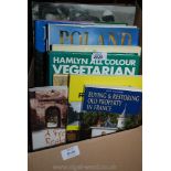 A Box of Books including Coffee Table and other, Poland, Hamlyn all colour Vegetarian Cook Book,