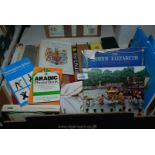 A Box of Books including Crossword Lists and Solver, A-Z Family Health,