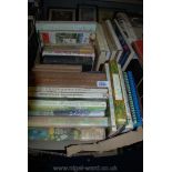 A Box of Books incl Gardening and Plants, Rock Garden and Alpine Plants,