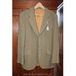 A Supasax pure wool gent's sports Jacket, single breasted, double vent,