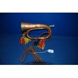 A Copper & Brass Bugle.