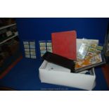 A quantity of Stamp Albums and loose stamps including Stanley Gibbons Great Britain stamp album