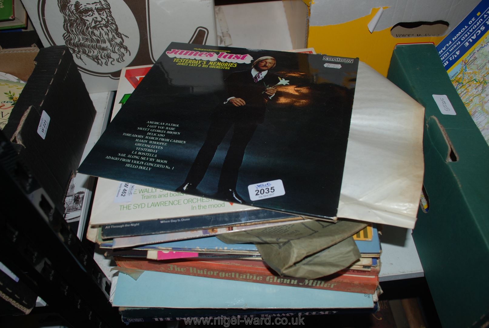 A quantity of LP's inc James Last, Glenn Miller,