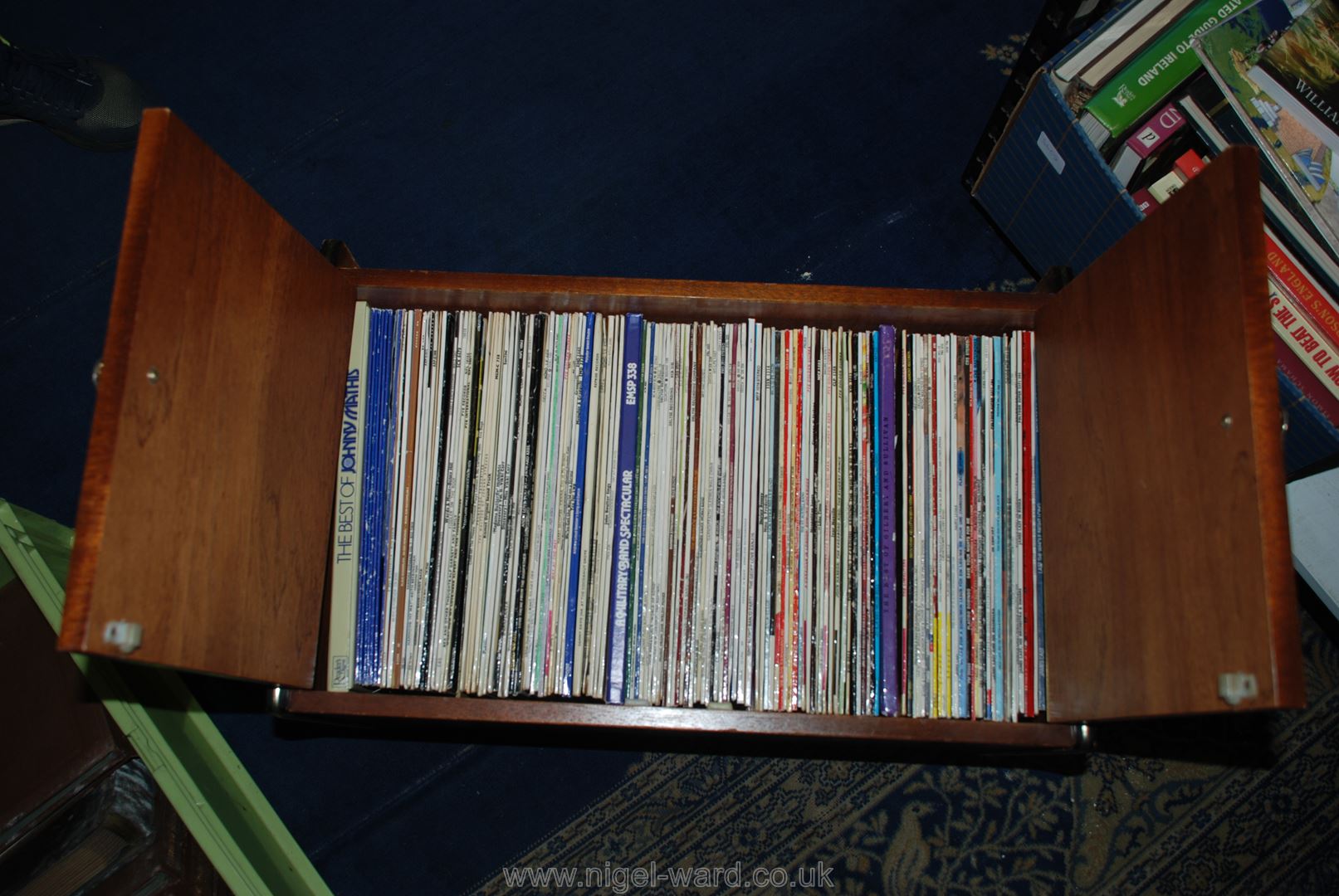 A teak cabinet of LP's inc James Last, Classics, popular music, - Image 4 of 8