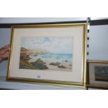 H. Bingley: a Watercolour of a beach scene, 8 3/4'' x 14 3/4''.