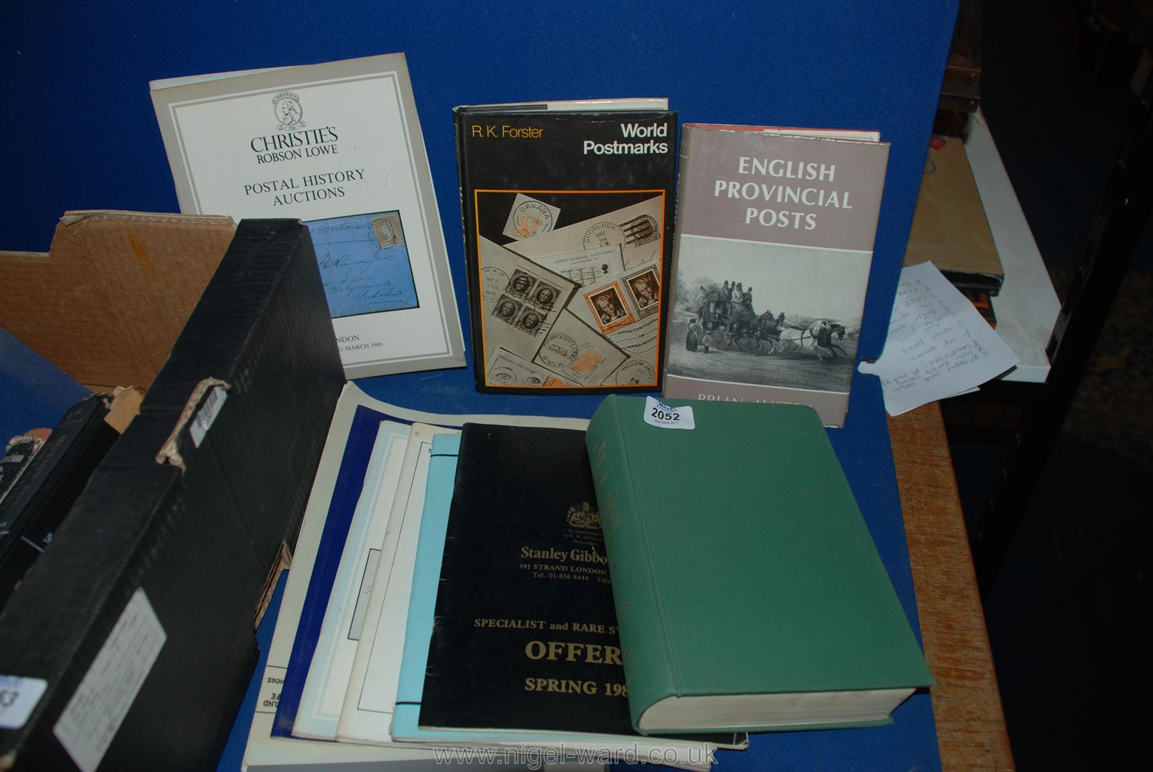 A quantity of books to include 'English Provincial Post', 'World Post Marks' etc.